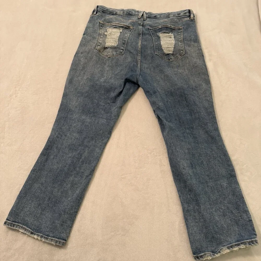 GOOD AMERICAN Good Legs Straight High Rise Jeans Size 18‎ GLSNF740OP - Picture 10 of 10
